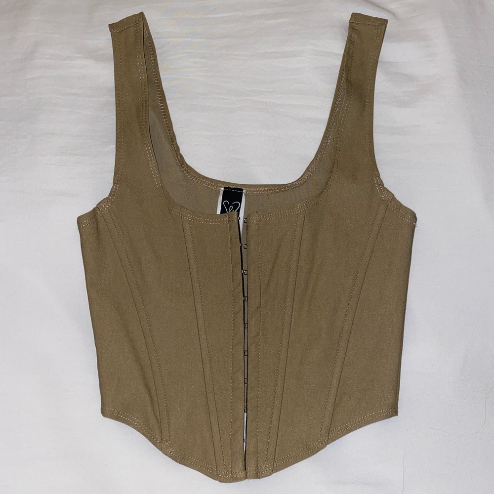 WINDSOR Hook and Eye Corset Top